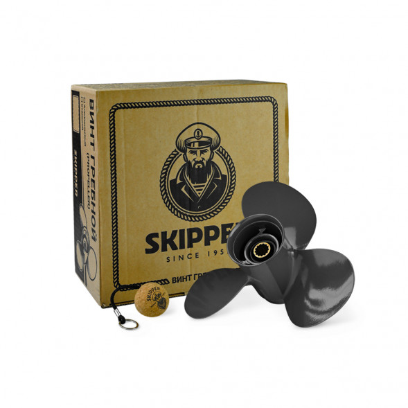 Винт гребной  Skipper для Honda 35-60HP, диаметр 11 3/4&quot; алюминиевый, лопастей - 3, шаг 15&quot;