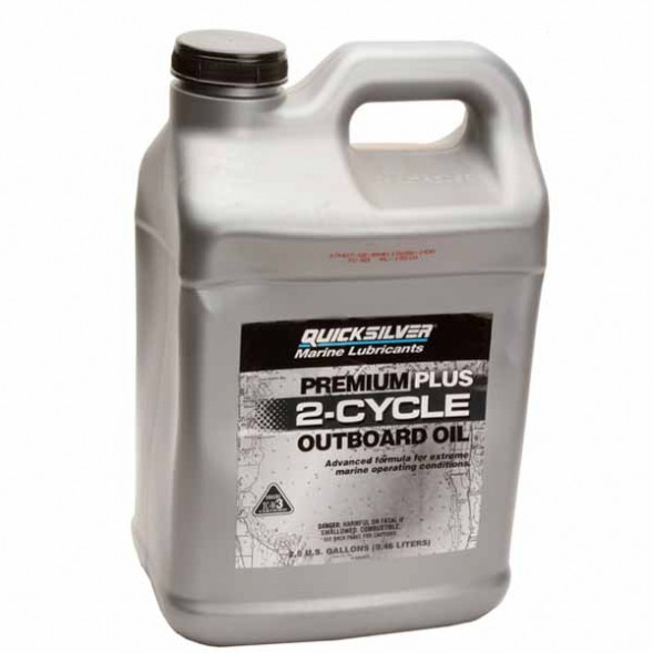 Масло Quicksilver Premium Plus TC-W3 (2х тактное) (10л)