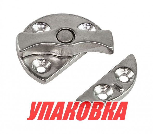 Защелка люка круглая, нержавеющая, Marine Rocket (упаковка из 50 шт.)