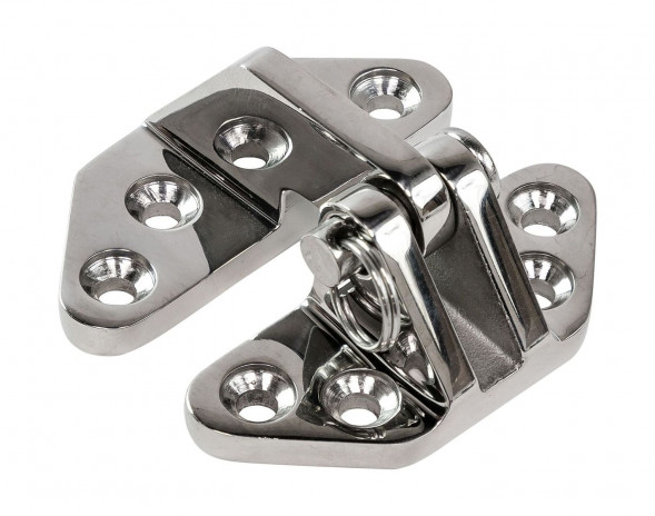 Петля для крышки люка 72х66.5 мм, нержавеющая, Marine Rocket