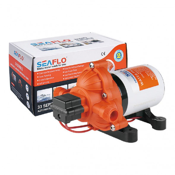 Помпа водоподающая SeaFlo мембранная, 12V 13.2 л/мин, 3.1 BAR