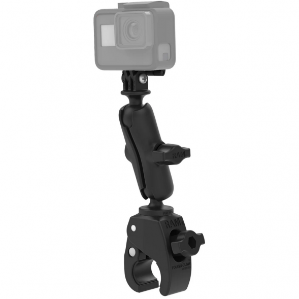 Крепление для GoPro RAM на трубу или плоскую поверхность, струбцина, муфта 95 мм