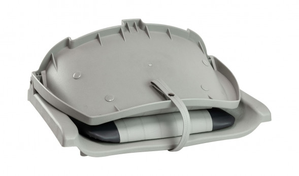 Кресло мягкое складное, обивка винил, цвет серый/угольный, Marine Rocket (упаковка из 10 шт.)