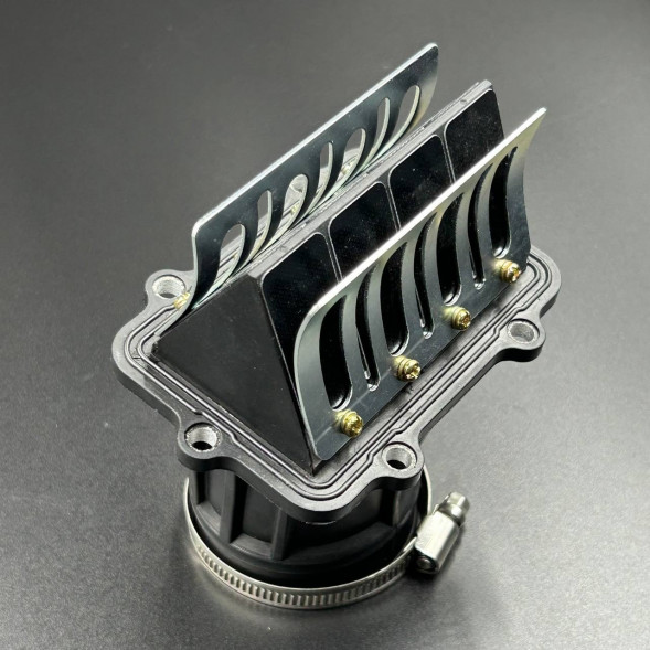 Впускной патрубок с лепестковым клапаном BRP LYNX; Ski-Doo Rotax (420667530; 420667533; 420667532) (KINETIX)