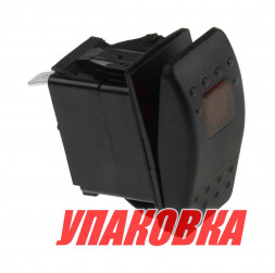 Переключатель двухпозиционный ON-ON 12 В/20А 4Р с подсветкой (упаковка из 25 шт.)