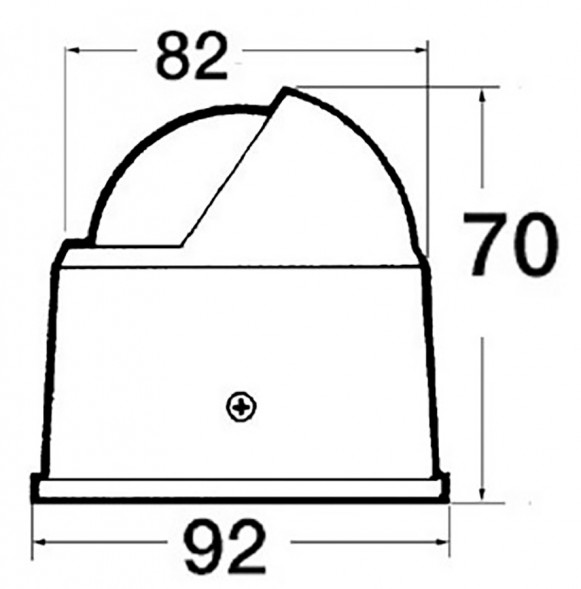 Компас «Stella»,  монтаж на горизонтальную поверхность, белый