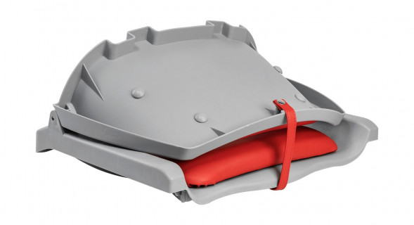 Кресло складное мягкое TRAVELER, цвет серый/красный (упаковка из 4 шт.)