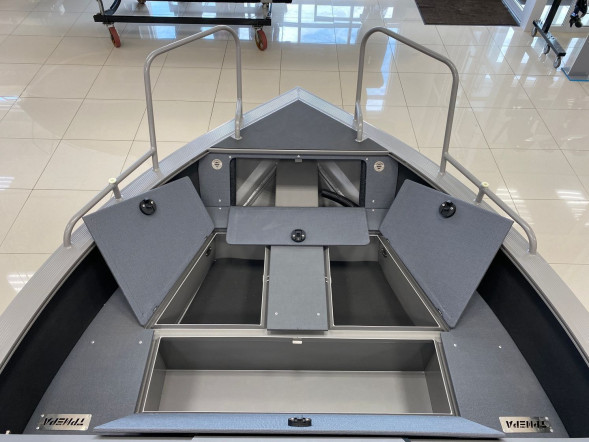 Моторная лодка, ТРИЕРА 460 FISH с Marine Rocket MREF60FVEL-T