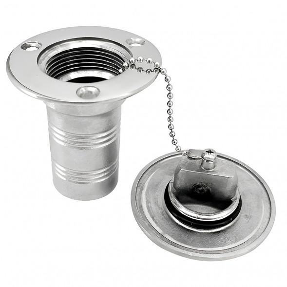 Палубная горловина &quot;Мореман&quot;, Waste, 38 мм (зеркальн. крышка)