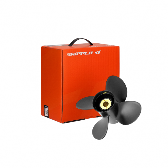 Винт гребной  Skipper для Mercury 25-70HP, диаметр 10,1" алюминиевый, лопастей - 4, шаг 14"