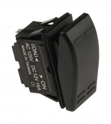 Переключатель двухпозиционный (ON)-ON 12 В/16А 3Р без фиксации 1 положения