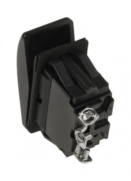 Переключатель двухпозиционный (ON)-ON 12 В/16А 3Р без фиксации 1 положения