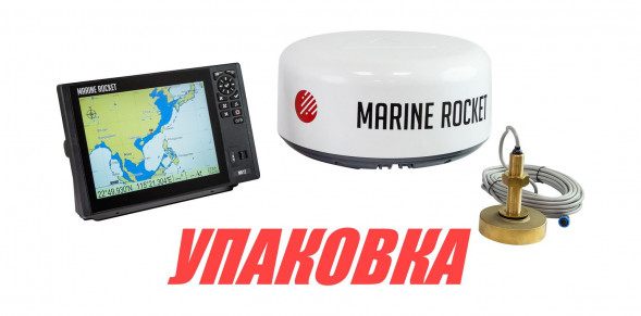 Комплект морской навигации 12X/TMM40-50-200XT/KRA-1009_N, Marine Rocket (упаковка из 2 шт.)