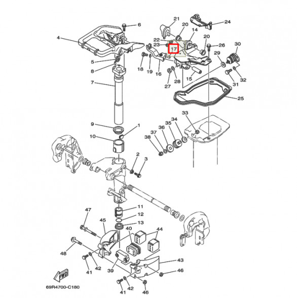 Штифт Yamaha (15FMH-02011) (Yamaha)