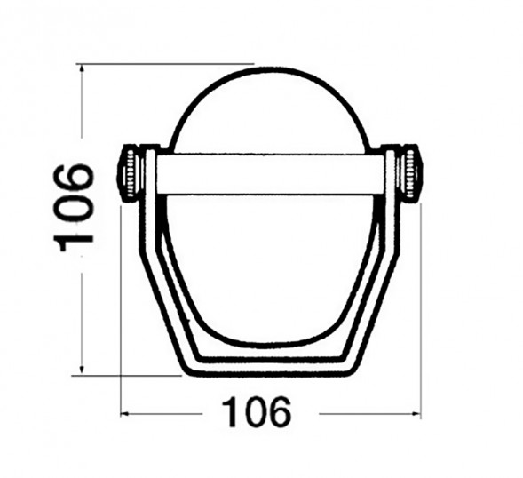 Компас «Stella»,  на кронштейне, белый