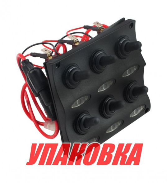Панель бортового питания 6 переключателей (упаковка из 6 шт.)