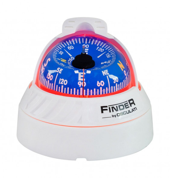 Компас FINDER размер 2&quot; 5/8 (67 мм), накладной, белый