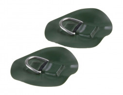 Кольцо D-образное зеленое, 2 шт