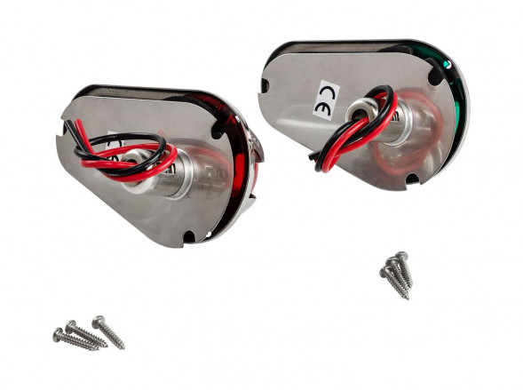 Огни ходовые, нержавеющий корпус, комплект