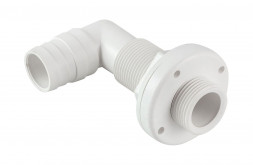 Разъем водосброса угловой под шланг 26/29 мм