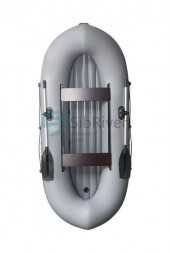 Надувная лодка ПВХ Ангара 300 НД, серый, SibRiver