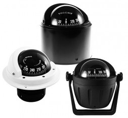 Компас «Phoenix», монтаж на горизонтальную поверхность, черный, 3