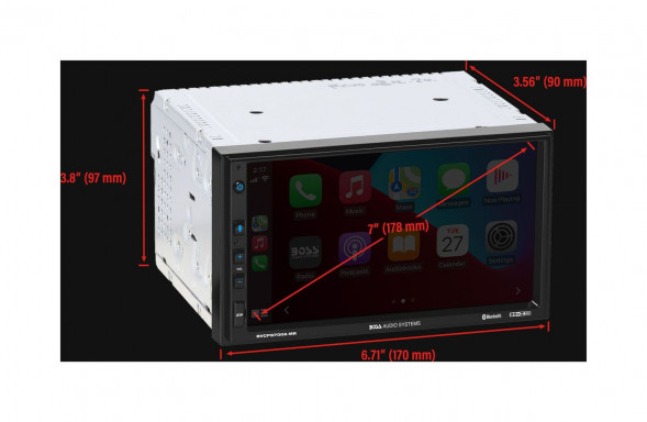 Магнитола BOSS 7 BVCP9700A-MR (упаковка из 8 шт.)