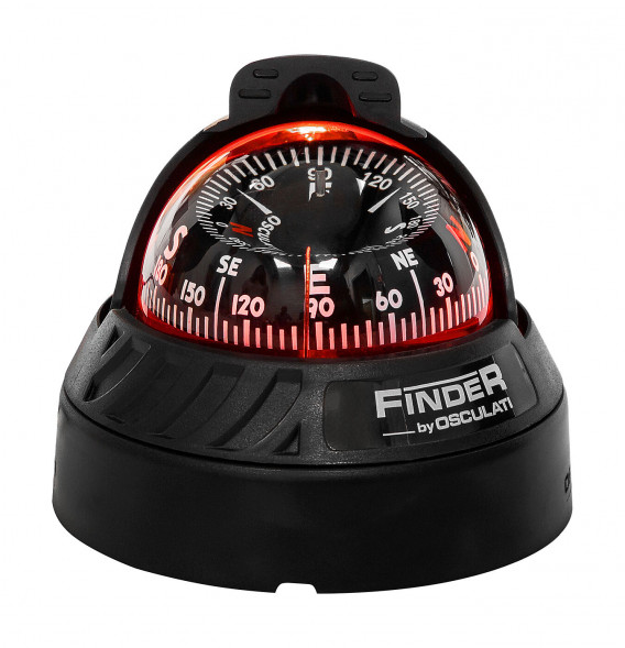 Компас FINDER размер 2&quot; 5/8 (67 мм), накладной, черный