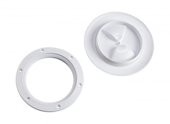 Лючок палубный 102 мм, белый