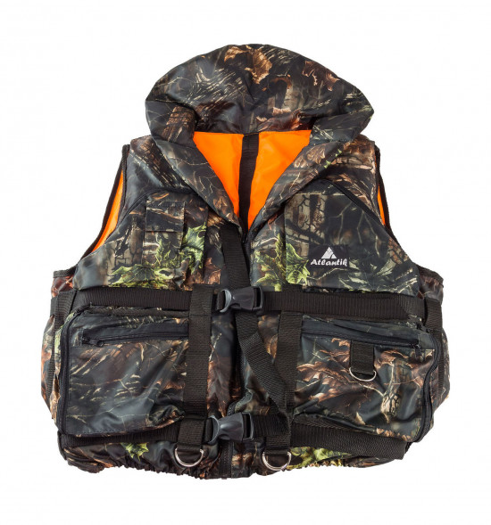 Жилет спасательный Пират+  до 140 кг, темный лес