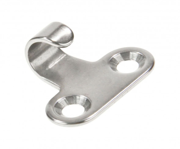 Крючок для одежды 32х12х1.5 мм, нержавеющий (упаковка из 30 шт.)