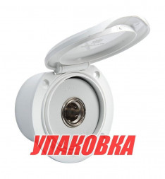 Короб с быстроразъемным штуцером, круглый, белый (упаковка из 20 шт.)