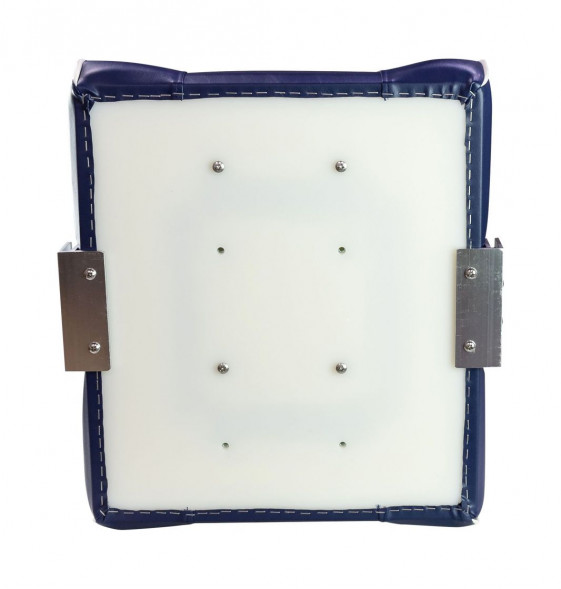 Кресло с перекидной спинкой, обивка синий винил с белым кантом (упаковка из 2 шт.)