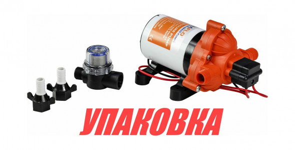 Помпа водоподающая мембранная SeaFlo, 12 В, 11.6 л/мин, 3.1 бар, 8 А (упаковка из 8 шт.)