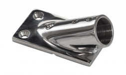 Основание стойки леера 7/8&quot; (22,2 мм), 30 град, прямоугольное