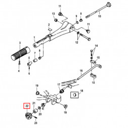 Шестерня румпеля пластиковая MERCURY/TOHATSU 25-30 (346-63064-0) (Quicksilver)