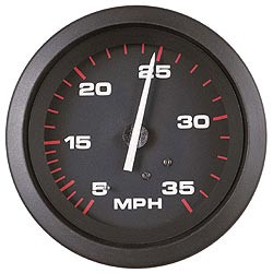 Спидометр, серия «Amega Domed», 0-65 mph, трубка Пито и шланг (6 м) в комплекте).