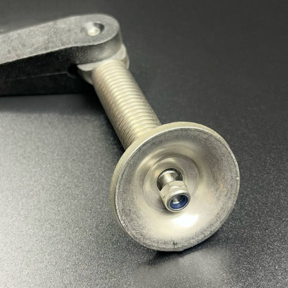 Ручка винта струбцины Yamaha 2-8 (в сборе 6E7-43116 и 648-43114) (пластиковая)  (JSP)