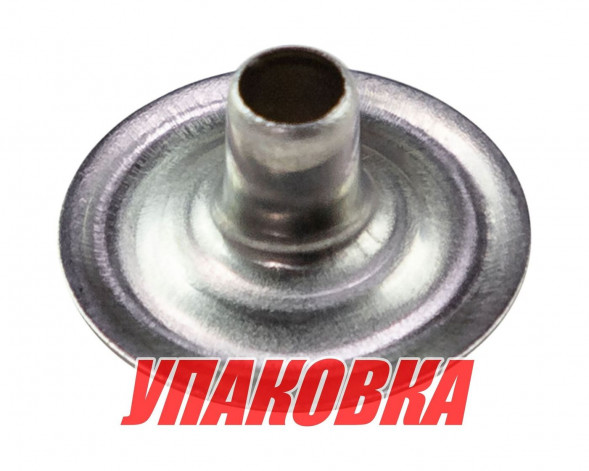 Блочка кнопки &quot;D&quot;, нержавеющая сталь, Osculati, (упаковка из 200 шт.)