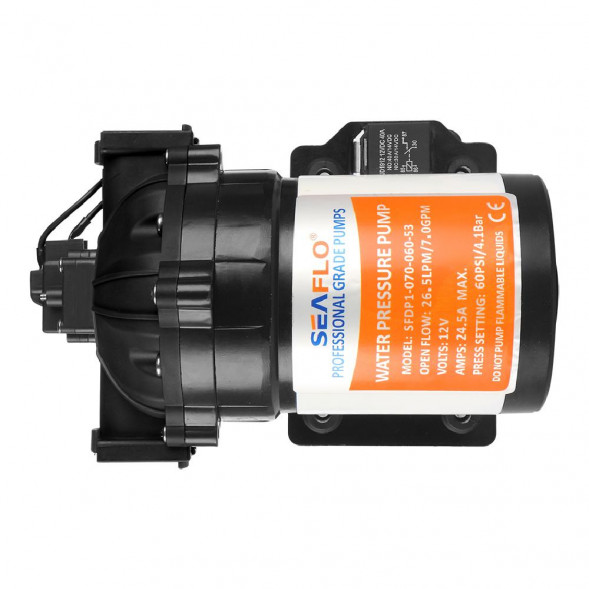 Помпа водоподающая SeaFlo мембранная, 12V 26.5 л/мин, 4.1 BAR