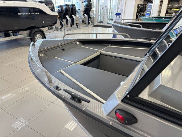 Моторная лодка, Триера 460 BR_new, серый с Suzuki DF50ATL