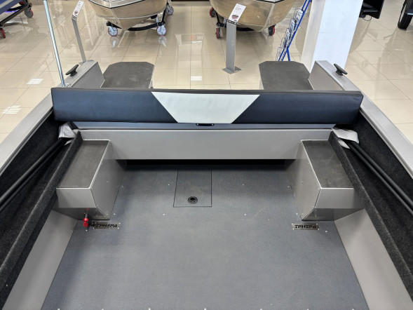 Моторная лодка, Триера 460 BR_new, серый с Suzuki DF50ATL