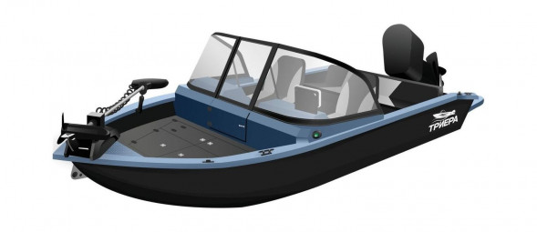 Моторная лодка, ТРИЕРА 490 FISH с Marine Rocket MREF90FEL-T