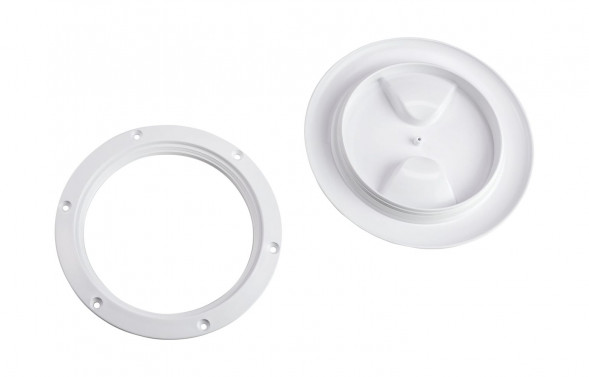 Лючок палубный 127 мм, белый