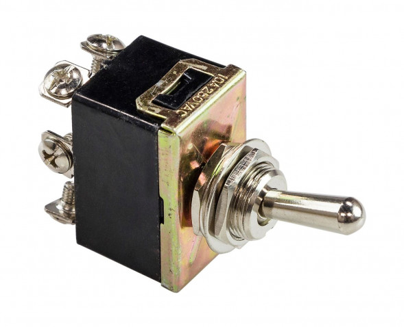 Тумблер трехпозиционный ON-OFF-ON 12В/15А 6P (упаковка из 10 шт.)