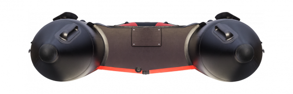 Надувная лодка ПВХ, Ривьера Компакт 3400 СК Комби, красный/черный