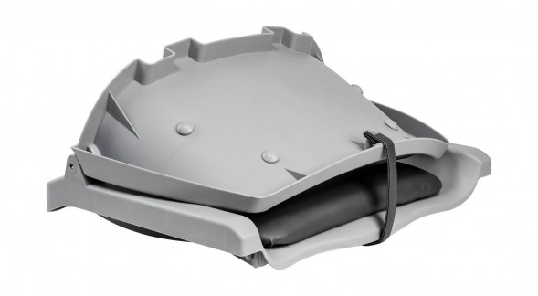 Кресло складное мягкое TRAVELER, цвет серый/черный (упаковка из 2 шт.)