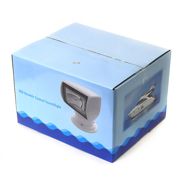 Прожектор стационарный галогеновый проводной пульт ДУ NEKEKE 12В, белый