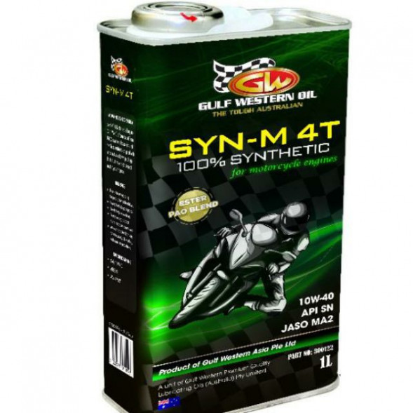 Масло моторное GULF WESTERN SYN-M 4T 10W40 1л