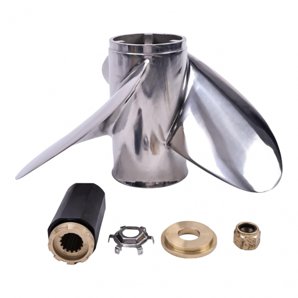 Винт гребной  Skipper для Mercury 250-300HP, диаметр 16&quot; нержавеющий, лопастей - 3, шаг 19&quot;